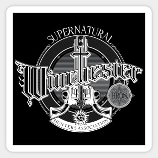 Winchesters Bros. Supernatural Hunters Association Sticker